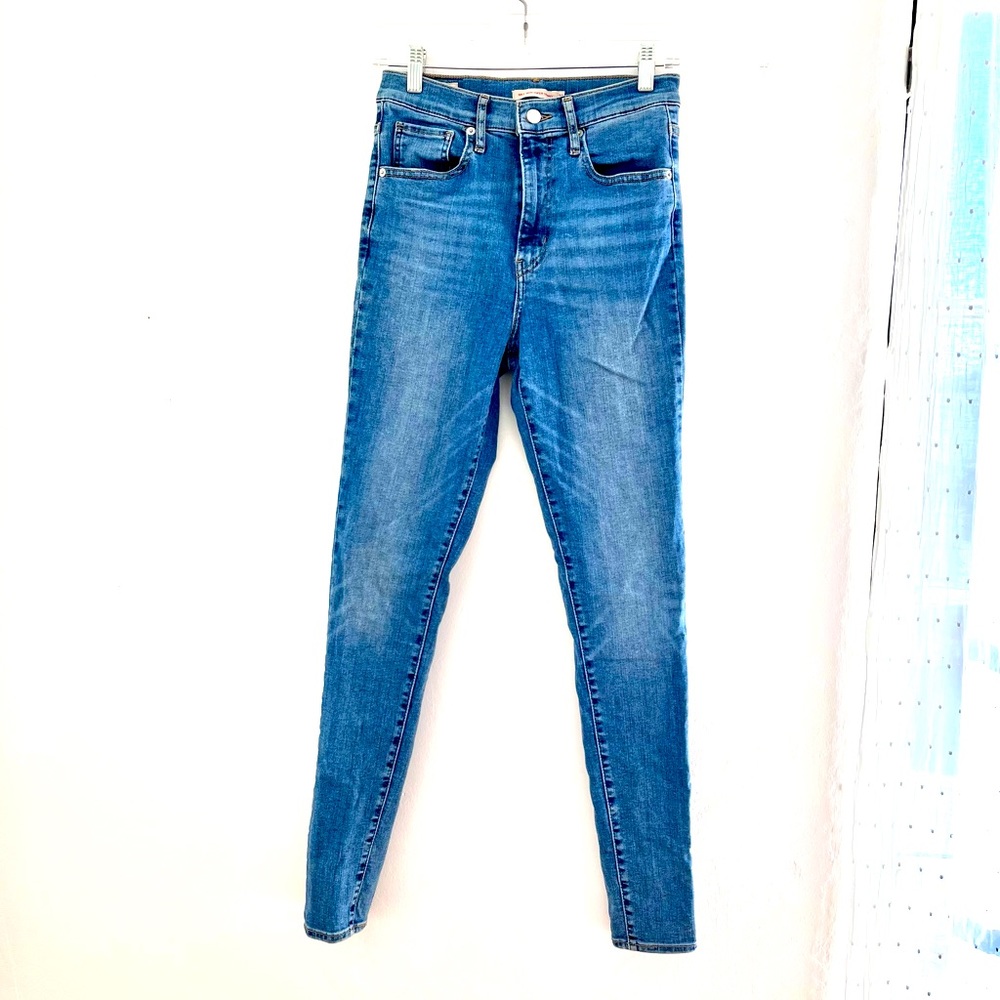 Levi’s Mile High Super Skinny Blue Jeans size 28